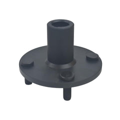 jtfrkope hub installed on an 8" go-kart wheel, ready-for-use stability