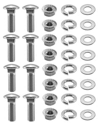 JUFWKO front bumper kit packaging showing full 32-piece set and benefit of complete replacement