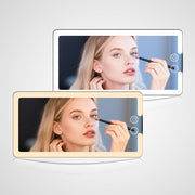 Junyaoxuan front view showing two mirrors for clear portable makeup