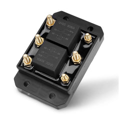 JURPLIX relay front view showing robust housing and mounting for durable installation