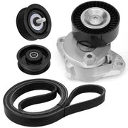 JURPLIX front kit assembly showing both tensioner and idler pulley for accurate fit