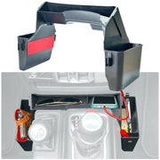 JVMA front view of center console organizer showing neat storage and quick access