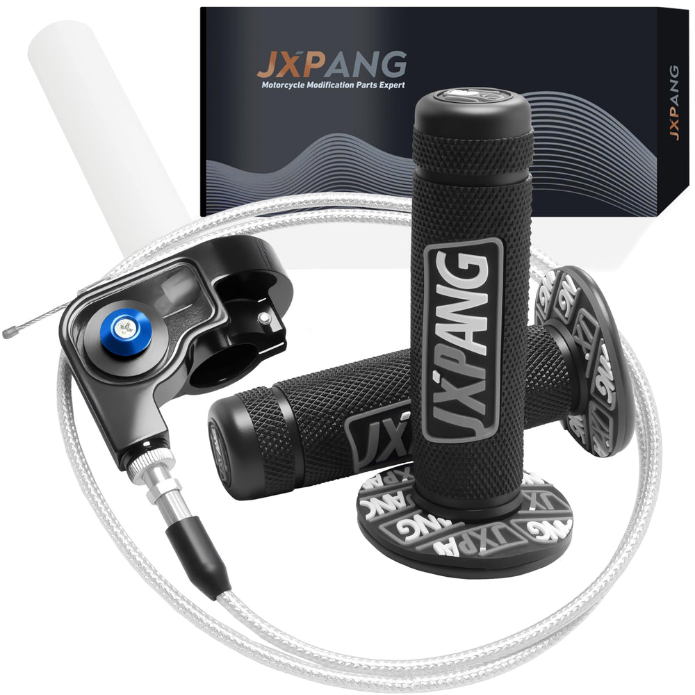 JXPANG front assembly showing complete throttle kit and clean finish for improved control