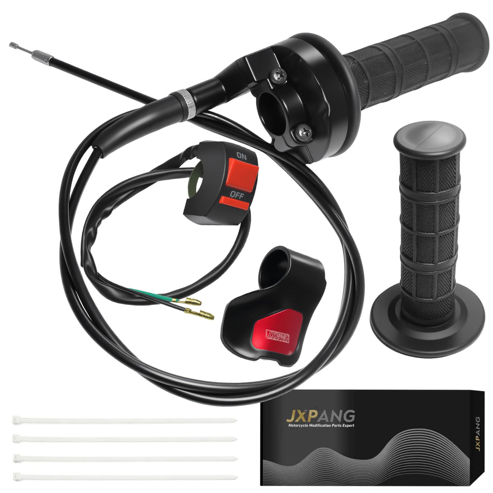 JXPANG front view throttle assembly showing durable housing and easy fit
