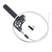 JXPANG throttle front view showing fit and sleek profile for improved control