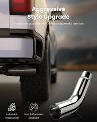 JY PERFORMANCE close-up of chrome finish resisting rust and cleaning easily
