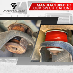 JY PERFORMANCE installed bushing on truck frame reducing cabin vibration and noise