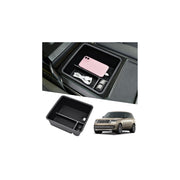 JYMAOYI front view of console organizer showing clean fit and added storage