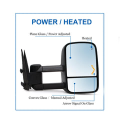 JZSUPER arrow signal illuminated on mirror improving lane-change visibility