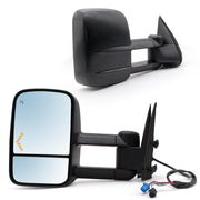JZSUPER front view of both towing mirrors showing fit and finish benefits