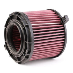 K&N side profile of filter showing durable frame and fit