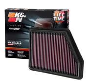 K&N front packaging showing model 33-5045 and benefits