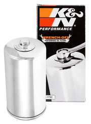 K&N KN-173C front view showing durable canister and gasket benefit easy sealing