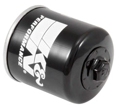 K&N KN-204-1 front view showing compact design and durable finish for easy replacement