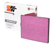 K&N cabin air filter front profile showing fit and clean airflow benefit