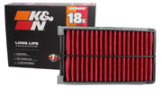 K&N front packaging showing model KNA-5108 and quick-fit benefit