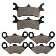 Kabing front and rear brake pads front view showing precise fit benefits