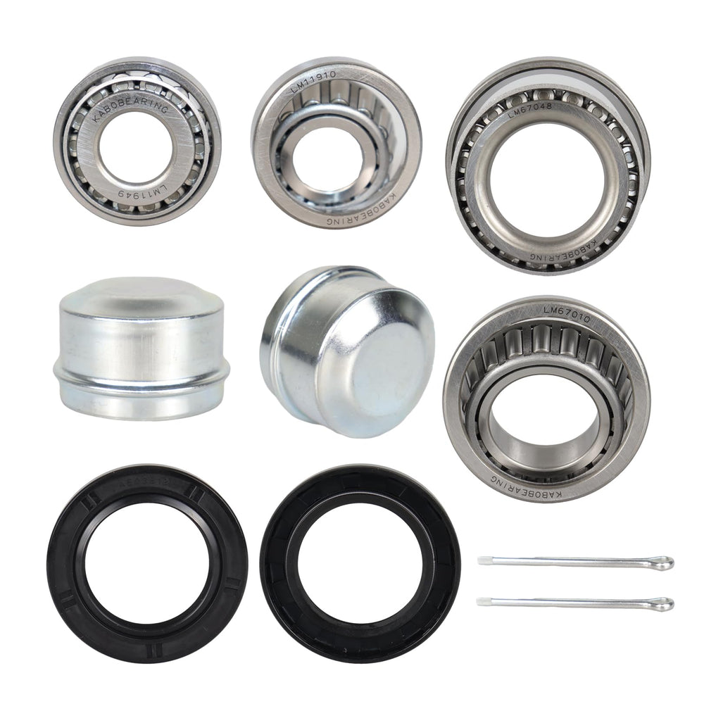 KABOBEARING kit front packaging showing included bearings and seals, clear contents identification