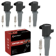 KacuYelin front packaging showing coil pack and spark plug kit, clear compatibility benefits