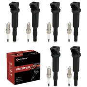 KacuYelin UF592 kit front packaging showing all six coils and six plugs, reliable replacement