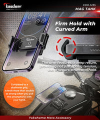 Kaedear ball joint rotated to show 360-degree adjustment for glare-free angles