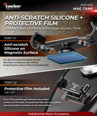 Kaedear detailed view of aluminum arm grip demonstrating durable secure clamp
