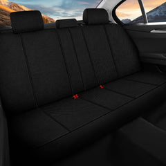 Kaisaatti side panel demonstrating airbag-compatible seam for safe deployment benefit