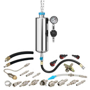 KAISAL front view of 1000ml cleaner showing tank and carry handle, clear tool benefit