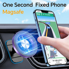 Kaistyle mounted with iPhone on dashboard for safer hands-free navigation benefit