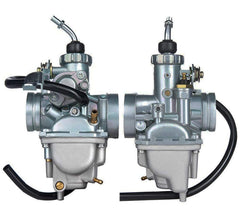KAKO DRZ125L carburetor installed on motorcycle demonstrating improved throttle response