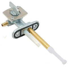 KAKO fuel petcock and fuel line detail showing secure fuel control and leak prevention