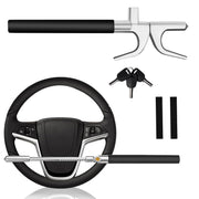 KalraMay front view of steering wheel lock showing visible deterrent and quick deployment