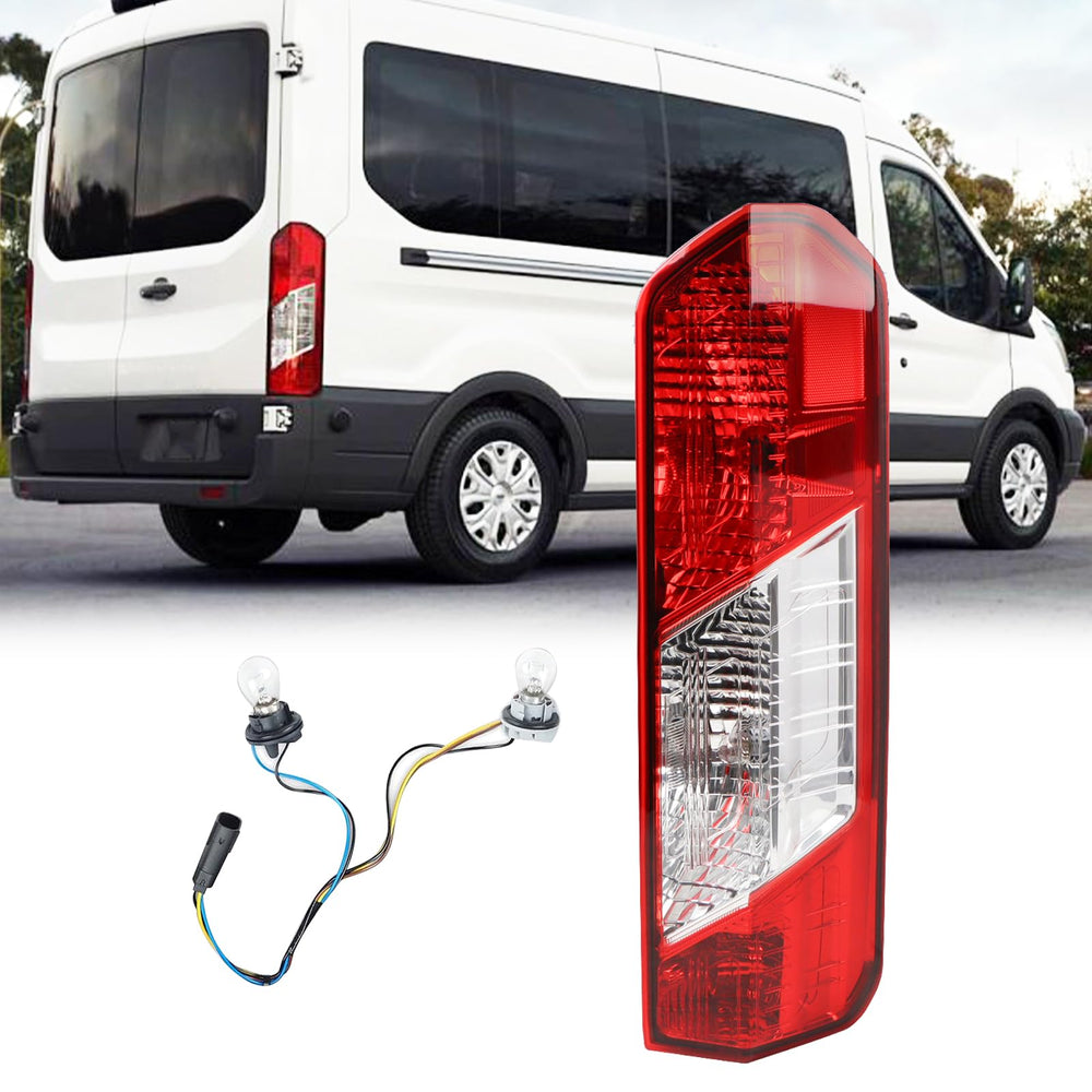 KAMDKI front view of tail light showing clean fit and bright lens benefit