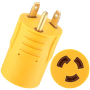 Kanayu front view of adapter shows sturdy molded housing and safety benefit