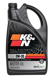 K&N bottle front label showing product identity and easy-grip design benefit