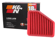 K&N front packaging showing product and benefits for quick identification