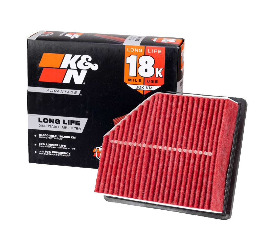 K&N KNA-3174 front packaging showing model and easy-fit benefit