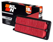 K&N front view of KNA-5040 showing fit and durable frame for easy installation