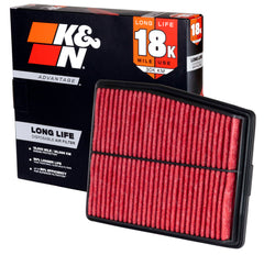 K&N KNA-5109 front view showing filter shape and fit benefits