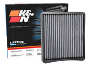 K&N front packaging showing VF2065 and lifetime washable benefit
