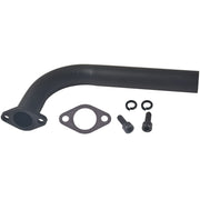 KANECJDL exhaust header front view showing bolt pattern and gasket benefit reliable fit