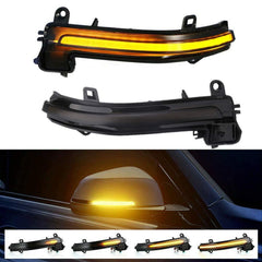 KanSmart front mirror light showing smoked lens and modern look for visibility