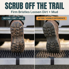 KANU GOODS close-up of stiff bristles highlighting durable scrubbing action