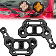 KARSAM front view hood mounts showing secure fit and clean styling benefit