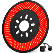 KARSAM front view spare tire brake light showing bright red illumination benefit