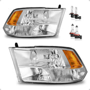 KarSpareHub front view pair headlights showing fit and finish benefit