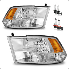 KarSpareHub front view pair headlights showing fit and finish benefit