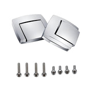 KASIMT chrome tour pack latches front view showing fit and clean finish benefit