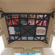 Kaskawise ceiling net installed overhead showing extra storage benefit