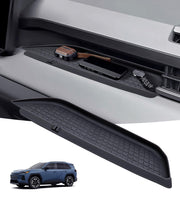 Katorn front packaging showing console mat protecting storage area